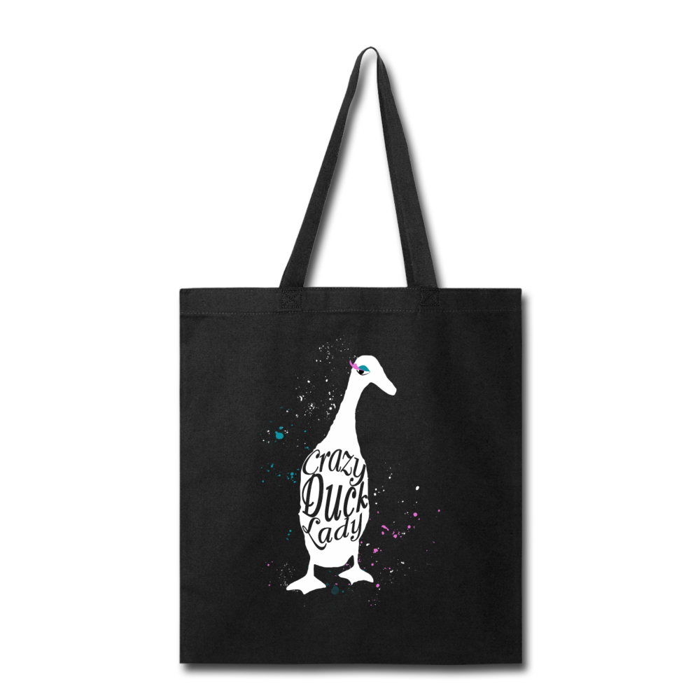 Miss Mud Dog Farm Fresh Duck Eggs Tote Bag - black