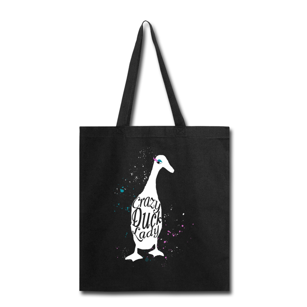 Miss Mud Dog Farm Fresh Duck Eggs Tote Bag - black